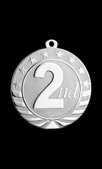 2nd place starbrite medal