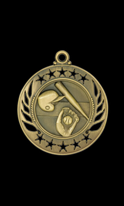 baseball softball galaxy medal