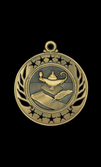 lamp of knowledge galaxy medal