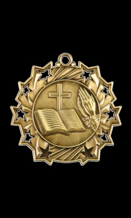 religious ten star medal