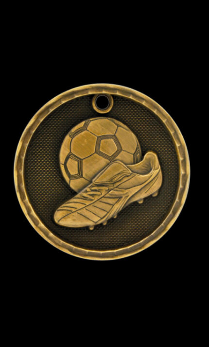 soccer 3d medal