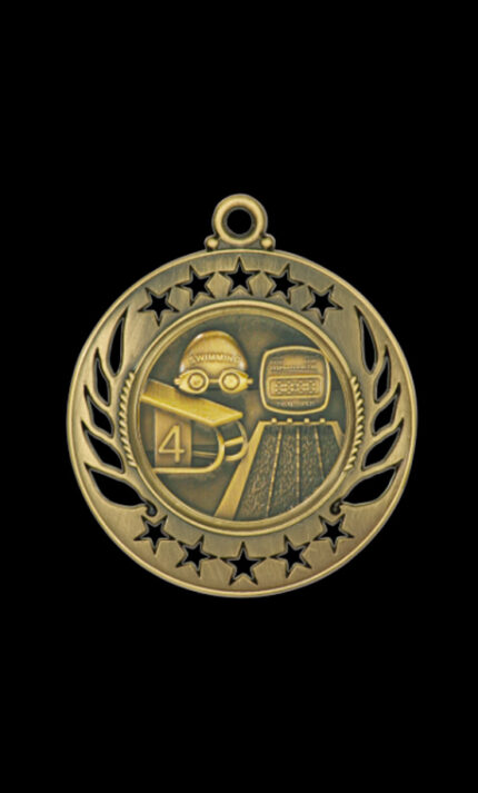 swimming galaxy medal