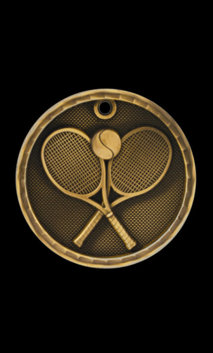 tennis 3d medal