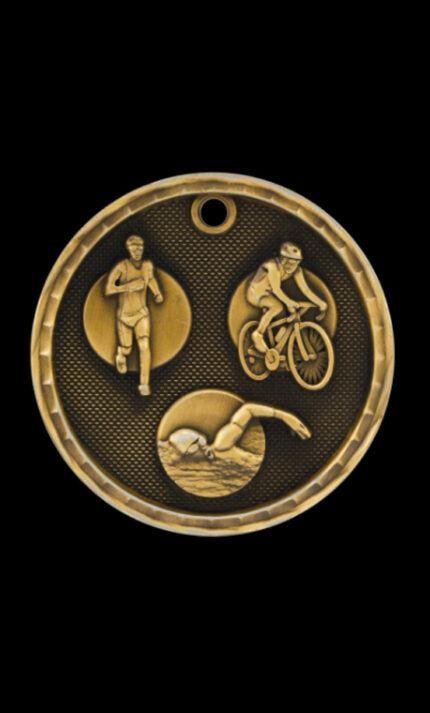 triathlon 3d medal